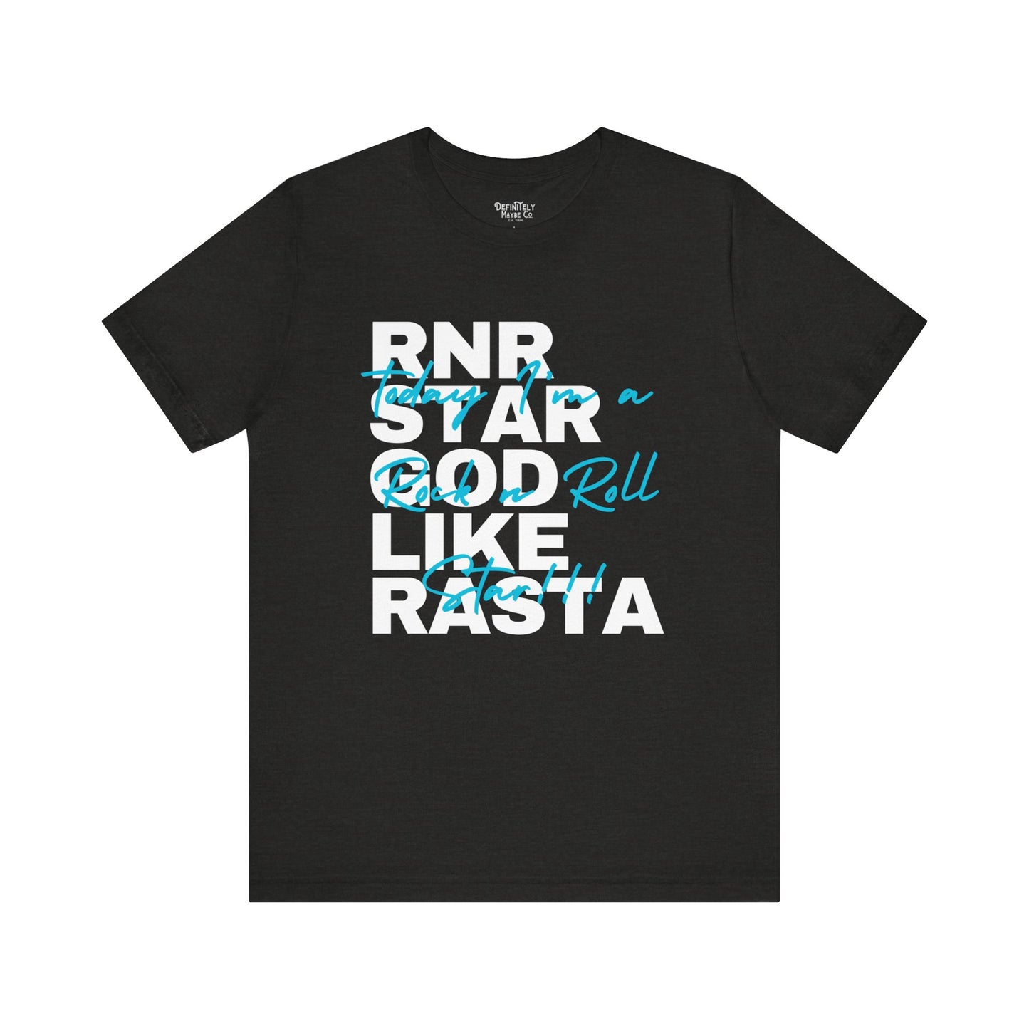 Godlike Rasta Rock 'n' Roll Star Unisex Tee – Bold Attitude, Iconic Style