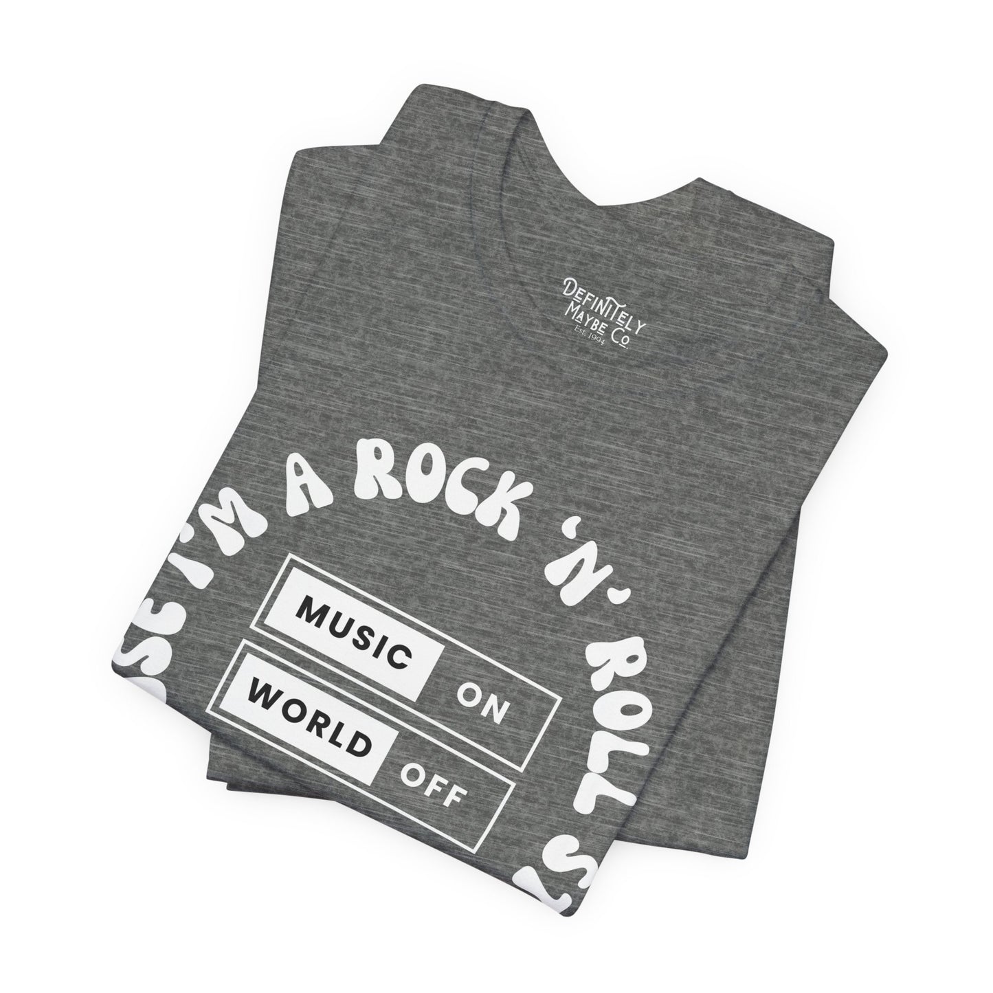 "'Cause I'm a Rock 'n' Roll Star" – Unleash Your Inner Icon -Unisex Jersey Short Sleeve Tee