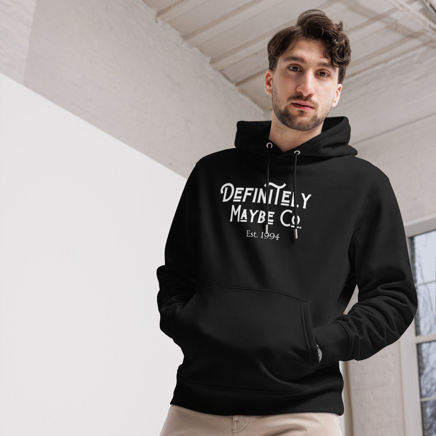 Definitely Maybe Co. 1994 Unisex Hoodie – Sustainable Style with an Edge