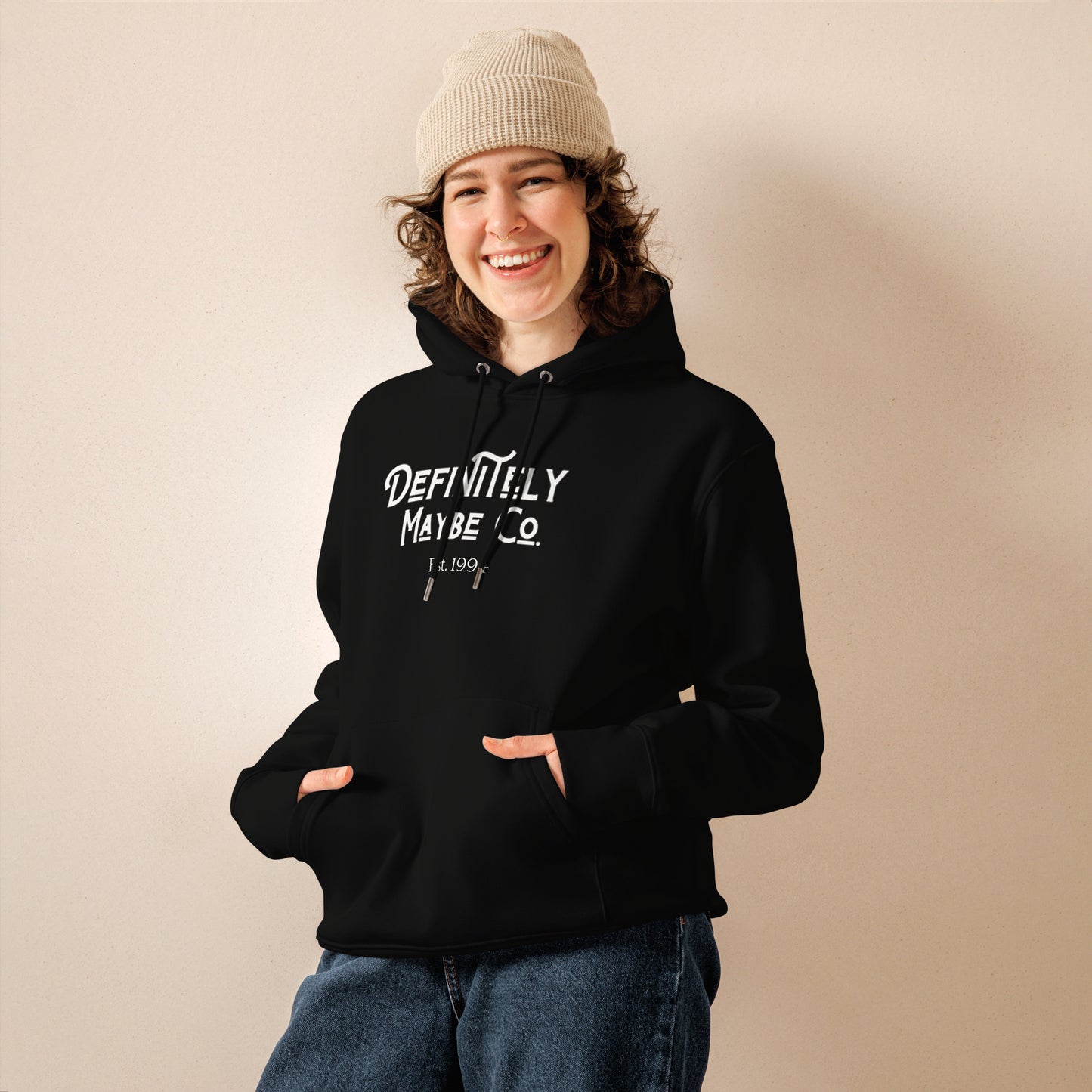 Definitely Maybe Co. 1994 Unisex Hoodie – Sustainable Style with an Edge