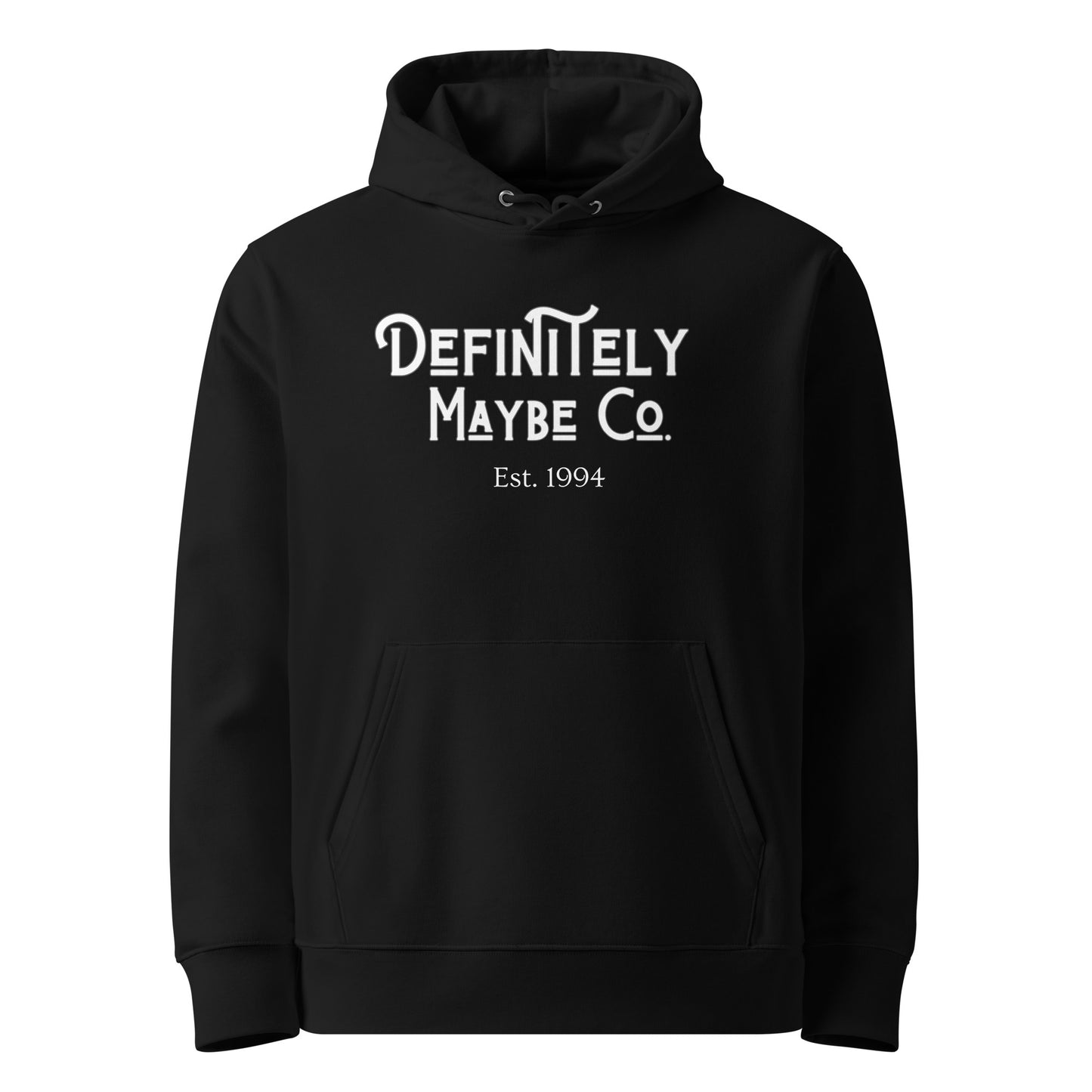 Definitely Maybe Co. 1994 Unisex Hoodie – Sustainable Style with an Edge